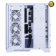 XPG INVADER X Mid-Tower PC Chassis - Tempered Glass Side Panel - 5 x ARGB Fans - Vertical GPU Mounting with PCIe 4.0 Riser - Liquid Cooling Support (360mm Radiator) - ATX/Micro-ATX/Mini-ITX - White