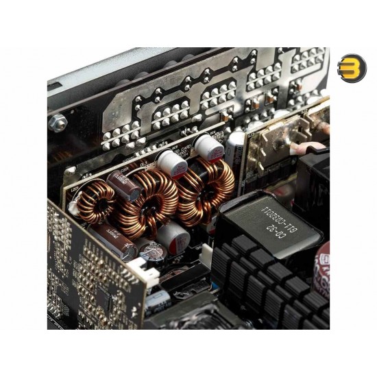 XPG CYBERCORE ATX Modular Power Supply 1300 Watt - 80 Plus Platinum Certified 26 Total Connectors - Intex ATX 12V v2.52 Nidec Fan w/ Low Noise Fan Curve PSU