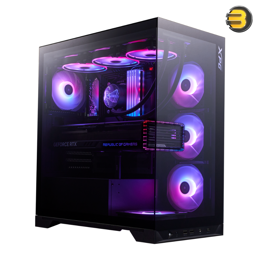 XPG INVADER X Mid-Tower PC Chassis - Tempered Glass Side