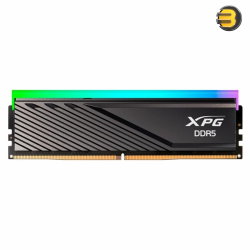 XPG LANCER BLADE RGB 16GB DDR5 6000MHz CL30/CL36 UDIMM — Single Module, Low-Profile Heatsink, RGB Lighting, Intel XMP 3.0 & AMD EXPO, On-Die ECC, PMIC, 1.35-1.4V, 133.35x40x7.86mm, Black