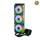 XPG LEVANTE II 360 Black All-in-One CPU Liquid Cooler — Dual-Chamber Pump with Non-Conductive Coolant, Infinity Mirror ARGB Lighting, Pre-Installed 3x 120mm Hydraulic Bearing Fans, Supports Intel LGA 1851/1700 & AMD AM5/AM4 XPG LEVANTE II 360 Black All-in-One CPU Liquid Cooler — Dual-Chamber Pump with Non-Conductive Coolant, Infinity Mirror ARGB Lighting, Pre-Installed 3x 120mm Hydraulic Bearing Fans, Supports Intel LGA 1851/1700 & AMD AM5/AM4