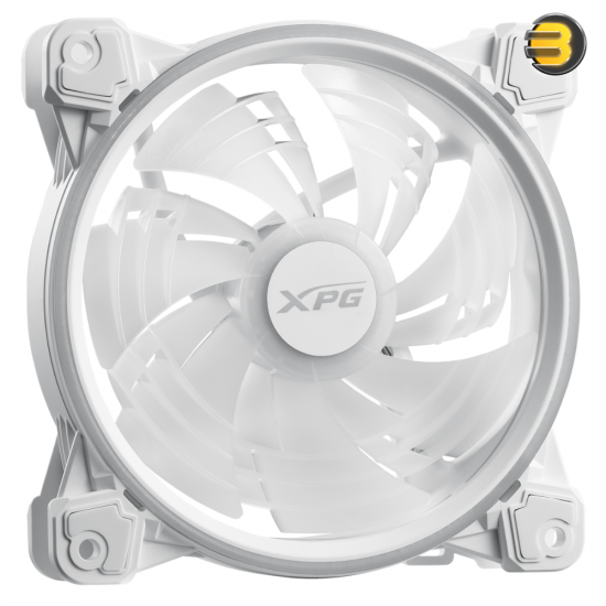 XPG Hurricane 120mm ARGB Dual Ring PWM Case Fan - White