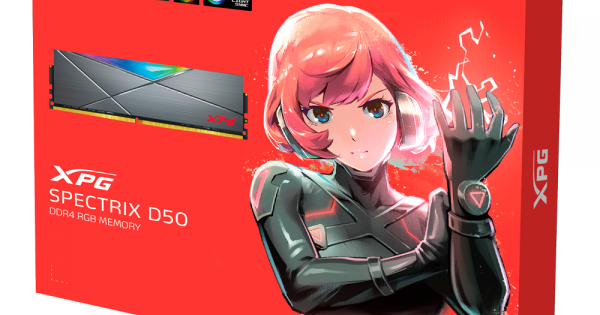 XPG SPECTRIX D50 RGB 16GB (2x8GB) DDR4 3600MHz - AX4U36008G18I-DT50