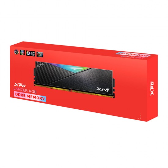 XPG Lancer DDR5 RGB 5200MHz 16GB (1x16GB) CL38-38-38 Desktop Memory Kit