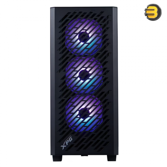 XPG VALOR AIR PRO Mid-Tower Chassis (Black) – ATX / E-ATX Compatible, 4 mm Tempered Glass Side Panel, Pre-Installed 4×120 mm ARGB Fans, Supports GPU Up To 400 mm & Radiators Up To 360 mm, USB-C & USB-A Front I/O XPG VALOR AIR PRO Mid-Tower Chassis (Black) – ATX / E-ATX Compatible, 4 mm Tempered Glass Side Panel, Pre-Installed 4×120 mm ARGB Fans, Supports GPU Up To 400 mm & Radiators Up To 360 mm, USB-C & USB-A Front I/O