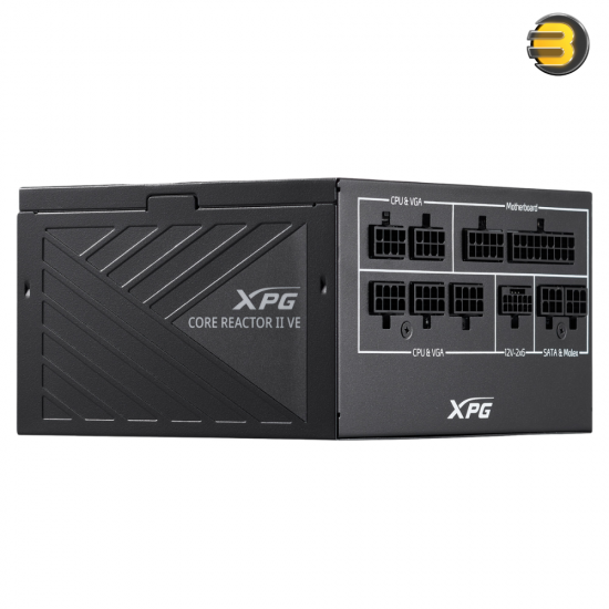 XPG Core Reactor II VE 850W — ATX 3.1, 80+ Gold, ATX, Fully Modular, Taiwanese Capacitor - Power Supply