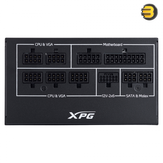 XPG Core Reactor II VE 750W — ATX 3.1, 80+ Gold, ATX, Fully Modular Taiwanese Capacitor - Power Supply