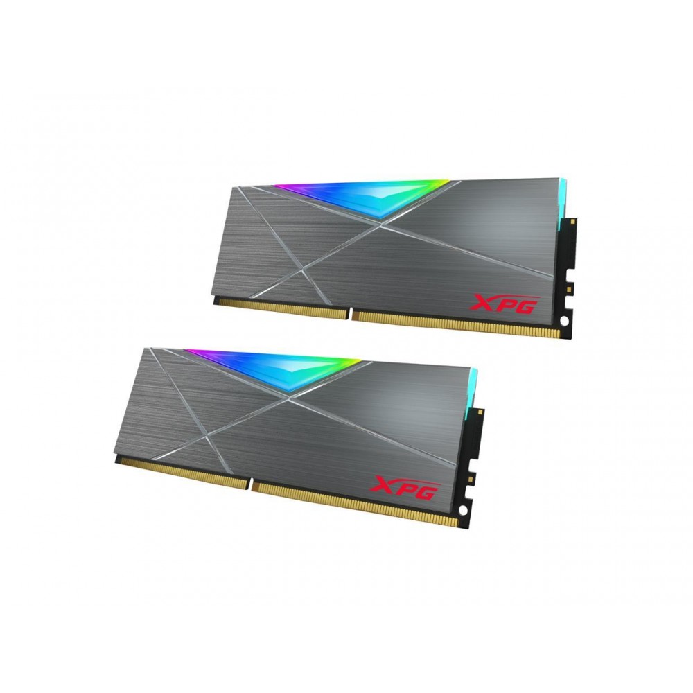 XPG SPECTRIX D50 RGB Gaming Memory: 16GB (2x8GB) DDR4 3200MHz CL16 GREY