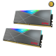 XPG SPECTRIX D50 RGB Gaming Memory: 16GB (2x8GB) DDR4 3200MHz CL16 GREY