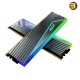 XPG CASTER 32GB (2x16GB) 6000 MHz CL40-40-40 RGB DDR5 Desktop Memory, RGB  Tungsten Grey Heatsink - 2PK PMIC + ECC - Intel XMP 3.0 Compatible