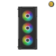 Xander Hulk 4 ARGB Fans Mesh Mid Tower Gaming Case With 600W 80+ PSU Black — Supports E-ATX/ATX/Micro-ATX/Mini-ITX Motherboards, Tempered Glass Side Panel, 7 Expansion Slots, 1 Removable HDD Cage, 2.5 SSD & 3.5 HDD Bays, High Airflow Mesh Front Xander Hulk 4 ARGB Fans Mesh Mid Tower Gaming Case With 600W 80+ PSU Black — Supports E-ATX/ATX/Micro-ATX/Mini-ITX Motherboards, Tempered Glass Side Panel, 7 Expansion Slots, 1 Removable HDD Cage, 2.5 SSD & 3.5 HDD Bays, High Airflow Mesh Front