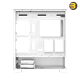 Xander Gaming Jupiter II White E-ATX PC case bundle with front and side tempered glass, 6 pre-installed ARGB fans, ARGB hub, and included 850W PSU