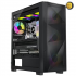 Xander Velox Flow WCE0917 Mid Tower PC Case – Mesh Front, 4× ARGB Fans, 750W PSU