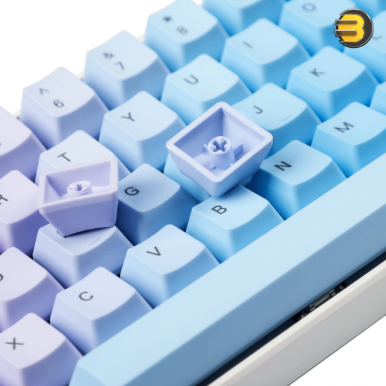 Sunset Blue PBT Keycaps Set — For Kailh Gateron Cherry MX Switches on Mechanical Keyboard