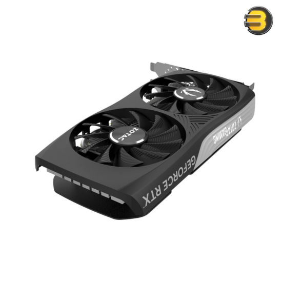 ZOTAC GAMING GeForce RTX 4060 8GB Twin Edge — NVIDIA DLSS 3, Metal Backplate, Freeze Fan Stop - ZT-D40600E-10M