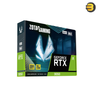 ZOTAC RTX 3050 ECO SOLO 8GB GDDR6 Ray-Tracing Graphics Card, 2560 Core, 1777MHz Boost