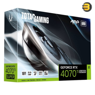 ZOTAC GAMING GeForce RTX 4070 Ti SUPER AMP AIRO 16GB GDDR6X ZOTAC GAMING GeForce RTX 4070 Ti SUPER AMP AIRO 16GB GDDR6X