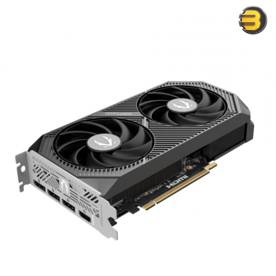ZOTAC GAMING GeForce RTX 5060 Ti Twin Edge OC 8GB GDDR6 128-bit Memory at 18 Gbps Graphics Card — NVIDIA Blackwell Architecture, 4608 CUDA Cores, Boost Clock ~2600 MHz (OC), PCIe 5.0 x8, Dual-Fan Cooling, 3x DisplayPort 2.1b, 1x HDMI 2.1, Compact Dual-Slo