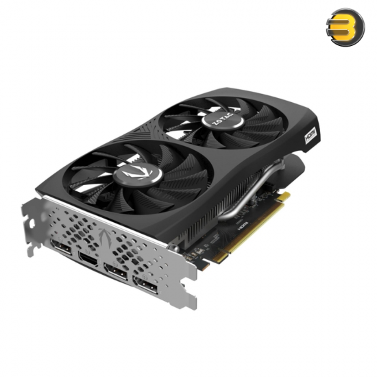 ZOTAC GAMING GeForce RTX 4060 8GB Twin Edge — NVIDIA DLSS 3, Metal Backplate, Freeze Fan Stop - ZT-D40600E-10M