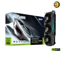 ZOTAC GAMING GeForce RTX 4080 SUPER AMP 16GB GDDR6X  — NVIDIA DLSS 3.5, IceStorm 2.0, FREEZE Fan Stop, Active Fan Control, SPECTRA RGB - ZT-D40820F-10P