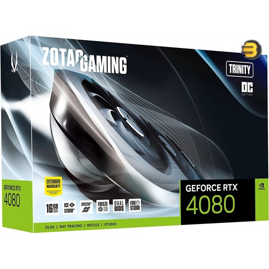 ZOTAC GAMING GeForce RTX 4080 16GB GDDR6X Trinity OC