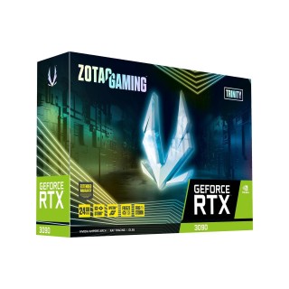 ZOTAC GAMING GeForce RTX 3090 Trinity 24GB GDDR6X 384-bit 19.5 Gbps PCIE 4.0 Gaming Graphics Card, IceStorm 2.0 Advanced Cooling, SPECTRA 2.0 RGB Lighting, ZT-A30900D-10P