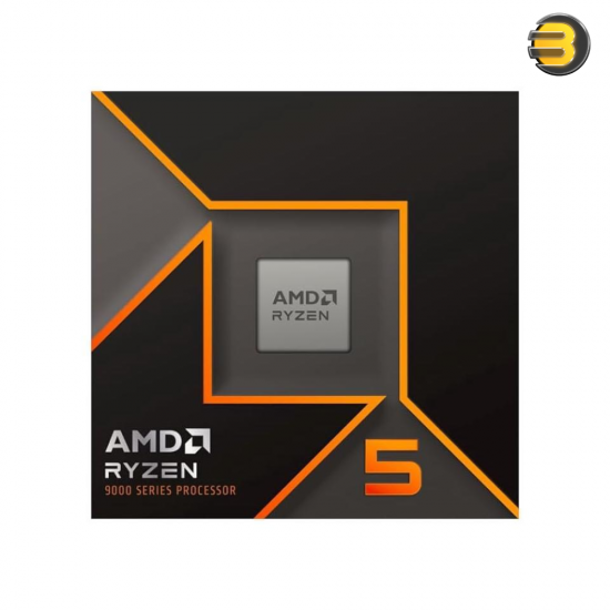 AMD Ryzen 5 9600X — Ryzen 5 9000 Series Granite Ridge (Zen 5) 6-Core 3.9 GHz - Socket AM5 65W - Radeon Graphics Processor