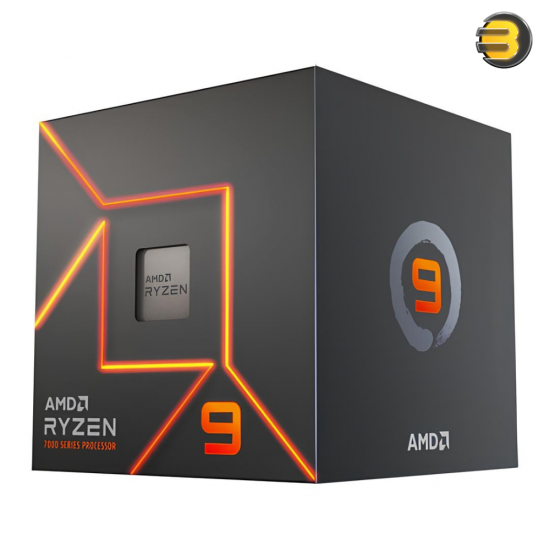 AMD Ryzen 9 7900 — 12-Core, 24-Thread Socket AM5 65W AMD Radeon Graphics Desktop Processor