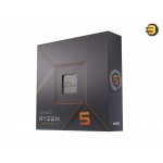 AMD Ryzen 5 7600X MPK 6-Core 12-Thread Desktop Processor — Zen 4 (Raphael), 4.7GHz Base, Up to 5.3GHz Boost, 32MB L3 Cache, 105W TDP, AM5 Socket, PCIe 5.0, DDR5-5200 Support, Radeon Graphics, Unlocked, No Cooler, 5nm