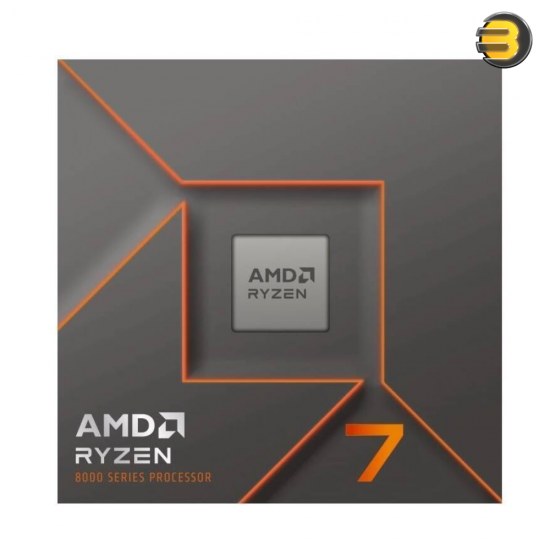 AMD Ryzen 7 8700F AM5 CPU Processor, 8 Cores & 16 Threads, 5 GHz Max Boost Clock, 8MB L2 & 16MB L3 Cache, Zen 4 Architecture, DDR5-5200 Memory, Includes Wraith Stealth Cooler | 100-100001590BOX AMD Ryzen 7 8700F AM5 CPU Processor, 8 Cores & 16 Threads, 5 GHz Max Boost Clock, 8MB L2 & 16MB L3 Cache, Zen 4 Architecture, DDR5-5200 Memory, Includes Wraith Stealth Cooler | 100-100001590BOX
