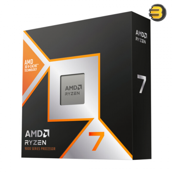 AMD Ryzen 7 9800X3D  — 8 Cores & 16 Threads, 4.7 GHz Base Clock, 5.2 GHz Max Boost, Socket AM5, 8MB L2 & 96MB L3 Cache, Integrated AMD Radeon Graphics, DDR5-5600 Memory,  AMD 3D V-Cache Technology, Zen 5 Architecture