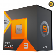AMD Ryzen 9 7900X3D — AM5, Zen 4, 12 Core, 24 Thread, 4.4GHz, 5.6GHz Turbo, 140MB Cache, PCIe 5.0, 120W,  Desktop Processor 
