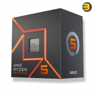 AMD Ryzen 5 7400 Desktop Processor – 6-Core, 12-Thread, Up to 4.3GHz, Socket AM5, Zen 4 Architecture - Tray - 100-000001900
