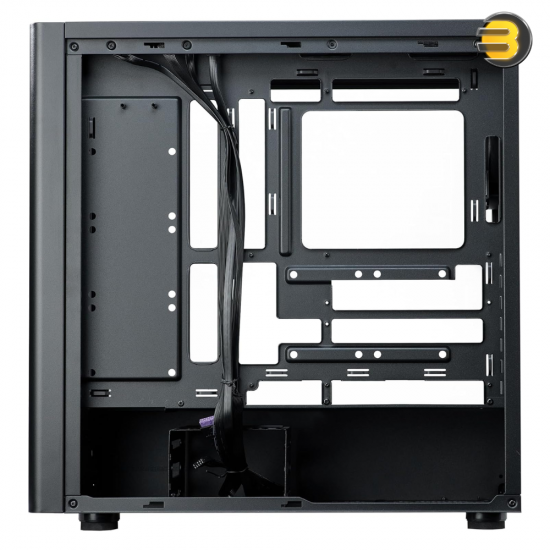 Cooler Master ELITE 502 Mid-Tower Black PC Case Black Cooler Master ELITE 502 mid-tower Black PC case with tempered glass side panel, 3x 120mm ARGB fans and USB Type-C I/O