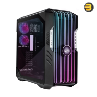 Cooler Master HAF700 EVO H700E-IGNN-S00 Titanium Grey SGCC Steel / Mesh / ABS Plastic / Tempered Glass ATX Full Tower Computer Case