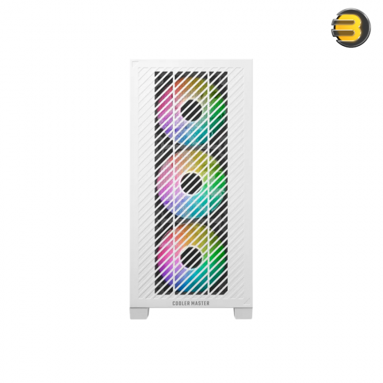 COOLER MASTER Elite 301 White – Mid-Tower Case with 3x 120mm ARGB Fans, Large Intake Grill, PSU Cover, and Sleek Black Coating for Cost-Effective, High-Performance Builds COOLER MASTER Elite 301 White – Mid-Tower Case with 3x 120mm ARGB Fans, Large Intake Grill, PSU Cover, and Sleek Black Coating for Cost-Effective, High-Performance Builds