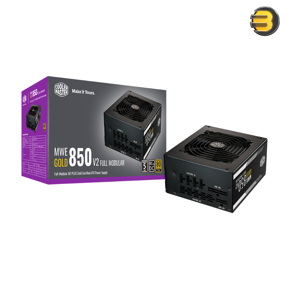 Cooler Master MWE Gold 850 V2 ATX 3.0 — 750W - 80+ Gold