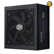 Cooler Master MWE Gold 850 V3 ATX 3.1 Power Supply – 850W, 80 PLUS Gold, Fully Modular, PCIe 5.1 / 12V-2×6 Ready