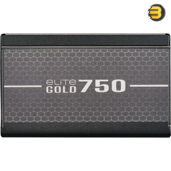 Cooler Master Elite Gold 750 750W Fully Modular PSU Cooler Master Elite Gold 750 750W 80 PLUS Gold fully modular power supply with ATX 12V Ver. 3.1, native 12VHPWR PCIe 5.1 connector and compact 140mm depth