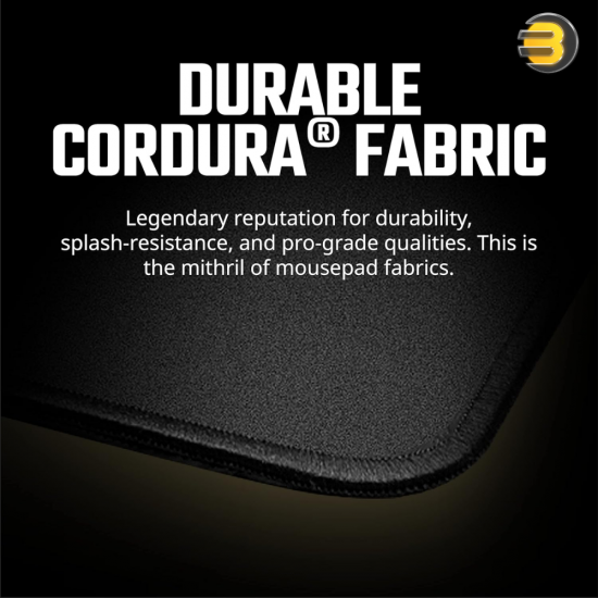 Cooler Master MP511 Speed Gaming Mouse Pad — Soft jersey cloth surface optimized for speed and precision, splash‑resistant with anti‑fray stitching, non‑slip natural rubber base; size XL 900×400×3 mm