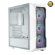 Cooler Master MasterBox TD500 Mesh V2 - E-ATX Mid-Tower PC Case with Tessellated Mesh, 3 x 120mm Pre-Installed ARGB Fans, Removable Top Panel, Tempered Glass Side Panel, USB Type-C 10Gbps - White