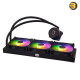 Cooler Master MasterLiquid 360L Core ARGB CPU Liquid Cooler - Dual Chamber Gen S Pump, Superior Radiator and 120 mm ARGB Fans, LGA 1700 and AM5 Brackets - Black