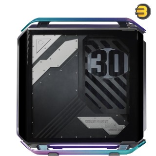 Cooler Master Cosmos Infinity 30th Anniversary C700M E-ATX Full-Tower Curved Tempered Glass Panel, Riser Cable PCIe 4.0, Diverse Liquid Cooling, Type-C, Customizable ARGB