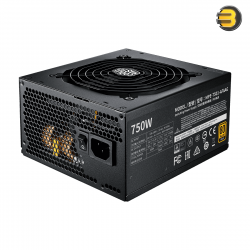 Cooler Master MWE Gold 750 V2 Fully Modular, 750W, 80+ Gold Efficiency, Quiet HDB Fan, 2 EPS Connectors, High Temperature Resilience