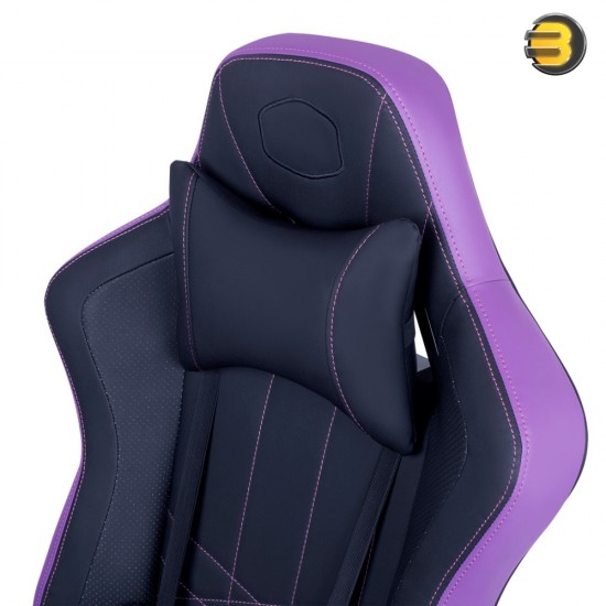 Cooler Master Caliber E1 Gaming Chair — Purple-Black