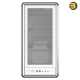 Cooler Master MasterFrame 600 Mesh Mid-Tower PC Case Silver Cooler Master MasterFrame 600 Mesh mid-tower PC case in Silver with FreeForm 2.0 exo-structure, tempered glass/aluminum interchangeable panels, 200mm ARGB fans and USB Type-C I/O