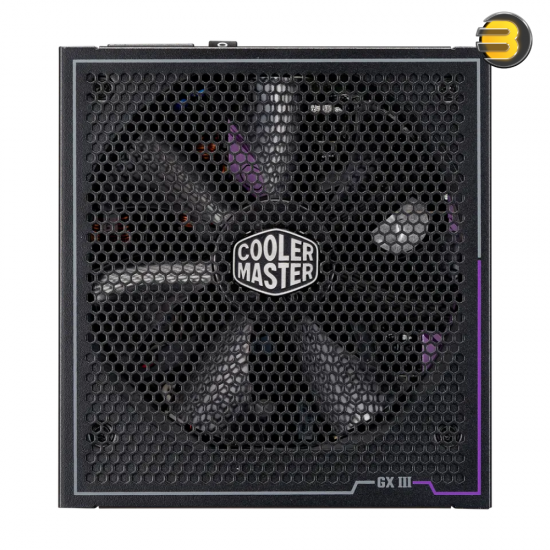 Cooler Master GX III Gold 1050 1050W — 80 Plus Gold certified , ATX 3.0 suppor,  a 90-degree 12VHPWR cable, silent thermal performance, Fully modular - MPX-A503-AFAG