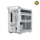 Cooler Master Qube 500 Flatpack - Mid-Tower ATX PC Case, Fully Modular, 1 x 120 mm Pre-installed SF Black Rear Fan, Vertical GPU Mount, Supports EATX Motherboard & Dual 280 mm Radiators - White