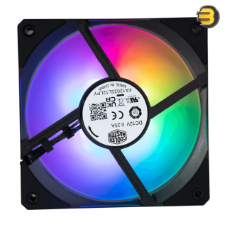 Cooler Master Mobius 120P ARGB High Performance Interconnecting Ring Blade Fan, PWM 2400rpm, Loop Dynamic Bearing, ARGB Customizable LEDs for PC Case, Liquid and Air Cooler