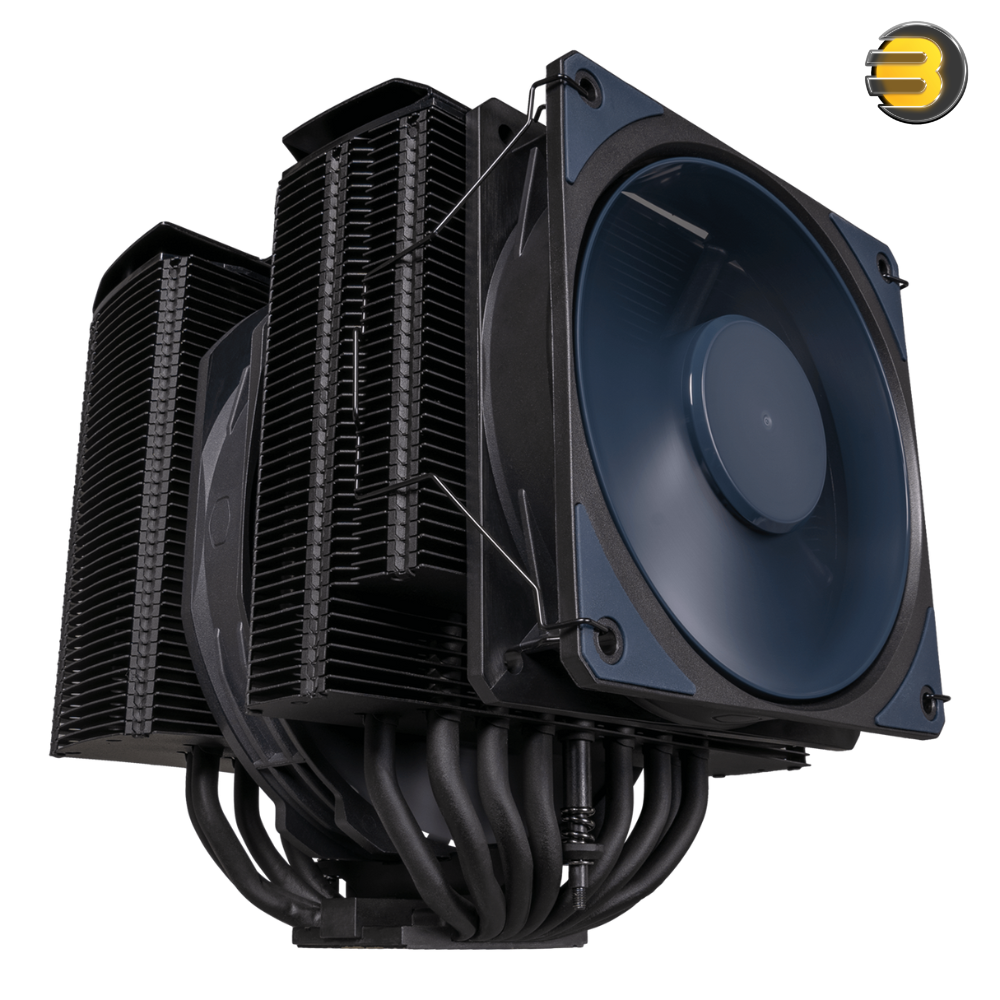 Cooler Master MASTERAIR MA824 STEALTH Black Dual Tower 8 Heat Pipes